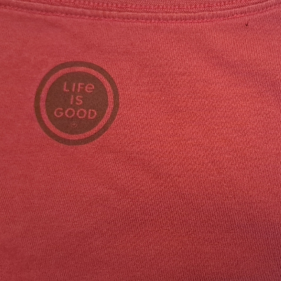 Life Is Good Maroon Long Sleeve Tee - Picture 3 of 5